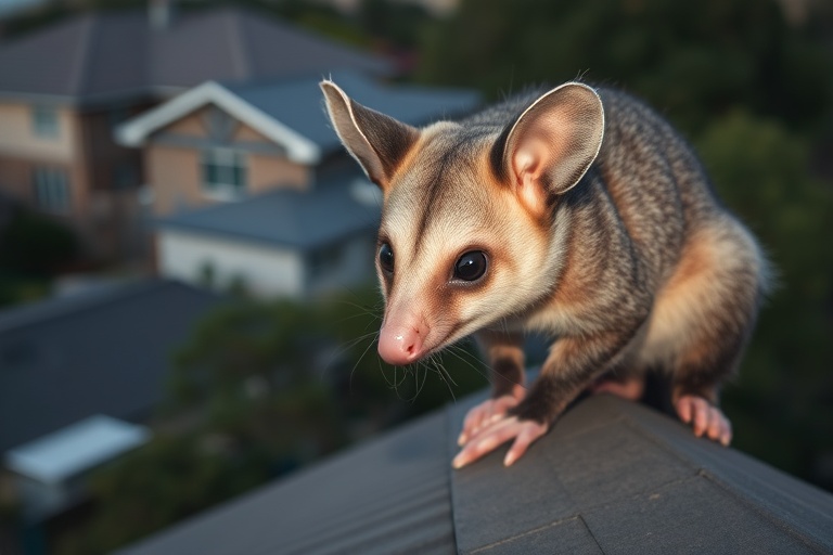 Possum in Laverton residential area