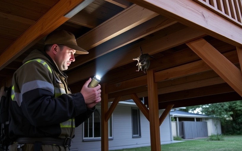Under Deck Possum Removal in Laverton